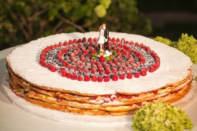 Traditional Italian Wedding Cake 